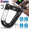 2200mAh Power Bank w/Emergency Flashlight Compass Carabiner-Shaped Hiking Camping Use