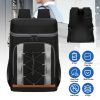 Cooler Backpack 36 Can Leakproof Insulated Cooler Backpack with 25L/6.6Gal for Picnic Camping Beach Hiking Fishing Travel