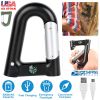 2200mAh Power Bank w/Emergency Flashlight Compass Carabiner-Shaped Hiking Camping Use