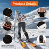 Heated Socks for Men Women Electric Heating Socks with APP Control 5000mAh Battery Rechargeable Thermal Socks Winter Warm Socks for Skiing Hiking Camp