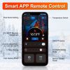 Heated Socks for Men Women Electric Heating Socks with APP Control 5000mAh Battery Rechargeable Thermal Socks Winter Warm Socks for Skiing Hiking Camp