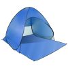 Pop Up Beach Tent Sun Shade Shelter Anti-UV Automatic Waterproof Tent Canopy for 2/3 Man w/ Net Window Storage Bag for Outdoor Beach Camping Fishing P