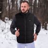 Heated Vest Men Women Heated Jacket with 23 Heating Zones 3 Heat Levels USB Powered Machine Washable for Winter Hiking Skiing Skating Outdoor Activiti